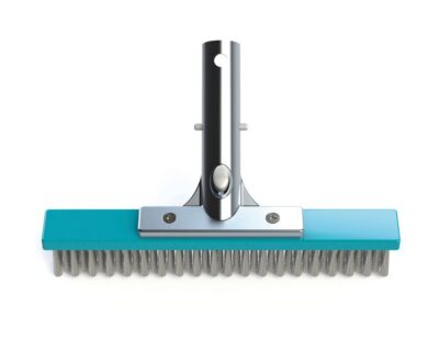 Reinigungsbürste 25 cm mit Edelstahlborsten für Beckenwände