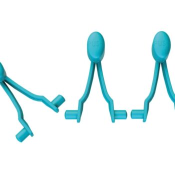 Set Ersatzclips V-Form (3 Stk.) für Kescher, Bodensauger